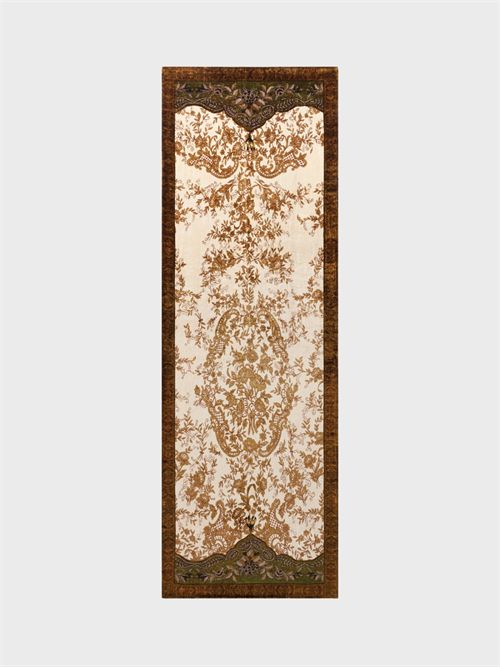 Viscose and silk twill scarf with floral motif PIERRE-LOUIS MASCIA | 065X200518918